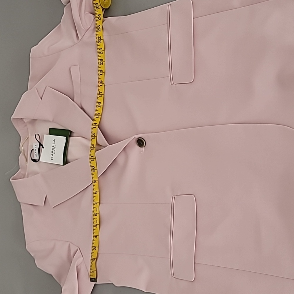 Pink Blazer Jacket By Marella - Picture 12 of 16